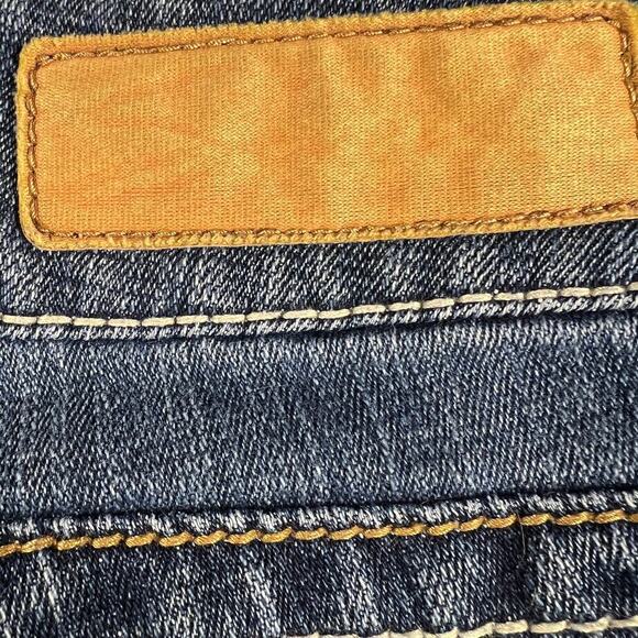 Seven7 Denim Mid Rise 5 Pocket Shorts 7” Inseam Size 14 - Picture 10 of 10